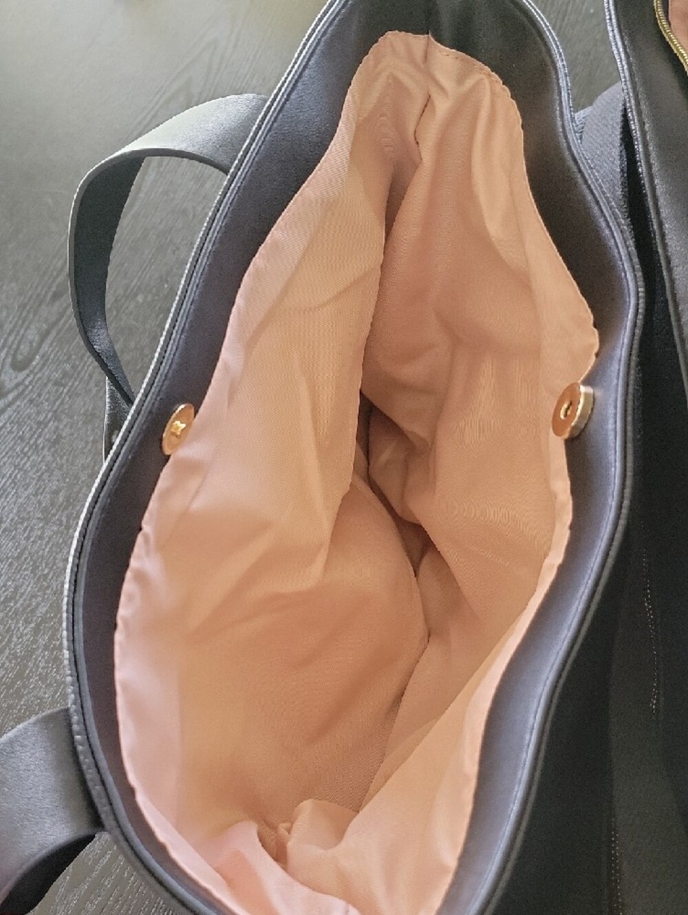 Poppy and Peonies Voyager Black Vegan Leather Weekender Bag - Picture 2 of 6